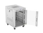 Lanberg FF01-6815-12SL Rack 15U Freistehendes Gestell Grau