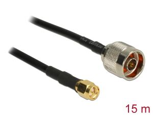 DELOCK HF Kabel N -> SMA St/St 15.00m