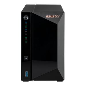 Asustor DRIVESTOR 2 Pro Gen2 AS3302T v2 NAS Realtek RTD1619B 2 GB DDR4 ADM Schwarz