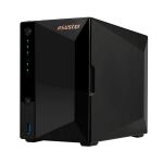 Asustor DRIVESTOR 2 Pro Gen2 AS3302T v2 NAS Realtek RTD1619B 2 GB DDR4 ADM Schwarz