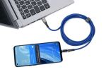 TROIKA CBL20/DB USB Kabel 2 m USB C USB C/Lightning 100 W Blau