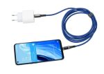 TROIKA CBL20/DB USB Kabel 2 m USB C USB C/Lightning 100 W Blau