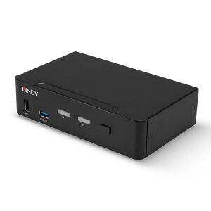 Lindy 39312 Tastatur/Video/Maus (KVM)-Switch Schwarz