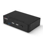 Lindy 39312 Tastatur/Video/Maus (KVM)-Switch Schwarz