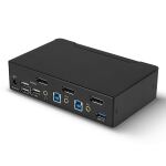Lindy 39312 Tastatur/Video/Maus (KVM)-Switch Schwarz