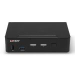 Lindy 39312 Tastatur/Video/Maus (KVM)-Switch Schwarz