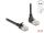 DELOCK RJ45 Netzwerkkabel Cat.6A S/FTP Slim 90° 3m schwarz
