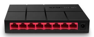 Mercusys MS108G Unmanaged Gigabit Ethernet (10/100/1000) Schwarz