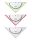 Herlitz 11367950 Dreieck Kunststoff Blau, Rot, Transparent, Gelb