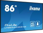iiyama ProLite LH8654UHS-B1AG 86" 16:9 4K 24/7 IPS Display schwarz
