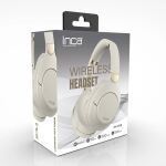 Inca IBK-503B Kopfhörer & Headset Kabellos Kopfband Anrufe/Musik Bluetooth Weiß