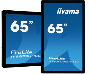 iiyama ProLite TF6539UHSC 65" 4K 24/7 Open Frame Touch IPS Display schwarz