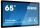 iiyama ProLite TF6539UHSC 65" 4K 24/7 Open Frame Touch IPS Display schwarz