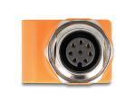 DELOCK M12 Adapter A-kodiert 8Pin Buchse zu RJ45 Buchse