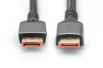 Digitus 16K DisplayPort Anschlusskabel, Version 2.1, 1m, 80G, schwarz
