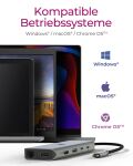 ICY BOX IB-DK4061-CPD, 12 zu 1 USB Type-C® Notebook DockingStation, 2x HDMI