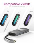 ICY BOX IB-DK4061-CPD, 12 zu 1 USB Type-C® Notebook DockingStation, 2x HDMI