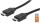 Manhattan Zertifiziertes Premium High Speed HDMI-Kabel mit Ethernet-Kanal, 4K@60Hz, HEC, ARC, 3D, 18 Gbit/s Bandbreite, HDMI-Stecker auf HDMI-Stecker, geschirmt, schwarz, 3 m