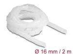 DELOCK Spiralschlauch flexibel 2 m x 16 mm transparent