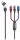 2GO 797361 USB Kabel 1,2 m USB A/USB C USB C/Micro-USB B/Lightning Schwarz, Blau, Grau, Rot