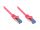 Alcasa Cat6a 1m Netzwerkkabel Magenta S/FTP (S-STP)