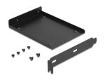 DELOCK Einbaurahmen PCI Slot für 2,5" HDD Metall schwarz