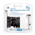LogiLink PC0080 Schnittstellenkarte/Adapter Eingebaut USB 3.2 Gen 1 (3.1 Gen 1)