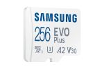 Samsung EVO Plus microSD-Speicherkarte (2024) (inkl. SD Adapter) - 256 GB