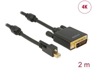 DELOCK Displayport Kabel mini DP -> DVI(24+1) St/St 2.00m 4K