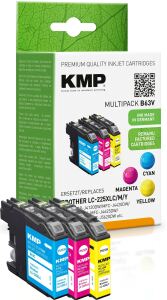 KMP B63V Druckerpatrone 3 Stück(e) Kompatibel Hohe (XL-) Ausbeute Cyan, Magenta, Gelb