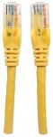 Intellinet Netzwerkkabel, Cat6, U/UTP, CCA, Cat6-kompatibel, RJ45-Stecker/RJ45-Stecker, 1,0 m, gelb