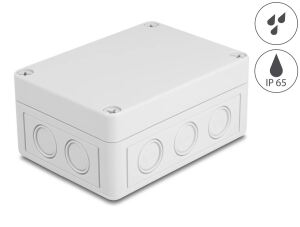 DELOCK Installationsgehäuse 130x93x57mm grau