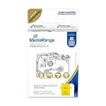 MediaRange Kunststoff-Schriftbandkassette, für/ersetzt Brother TZ-631/TZe-631, permanent haftend, 12mm, 8m, laminiert, schwarz auf gelb