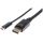 Manhattan USB-C auf DisplayPort-Adapterkabel, Konvertiert das Alternate-Mode-Signal in ein DisplayPort 4K-Ausgangssignal, 2 m, schwarz