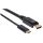 Manhattan USB-C auf DisplayPort-Adapterkabel, Konvertiert das Alternate-Mode-Signal in ein DisplayPort 4K-Ausgangssignal, 2 m, schwarz