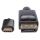 Manhattan USB-C auf DisplayPort-Adapterkabel, Konvertiert das Alternate-Mode-Signal in ein DisplayPort 4K-Ausgangssignal, 2 m, schwarz