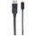 Manhattan USB-C auf DisplayPort-Adapterkabel, Konvertiert das Alternate-Mode-Signal in ein DisplayPort 4K-Ausgangssignal, 2 m, schwarz