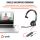 HP Poly Blackwire 3310 Monaurales USB-C-Headset, für Microsoft Teams zertifiziert, + USB-C/A-Adapter