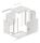 Lanberg WF01-6412-00S Rack 12U Wandmontiertes Regal Grau
