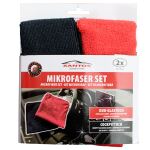 XANTOS Mikrofaser Set rotschwarz