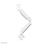 Neomounts NM-D775WHITEPLUS Monitorarm 10-49" - Gasfeder - Topfix - 180°-Stopp