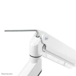 Neomounts NM-D775WHITEPLUS Monitorarm 10-49" - Gasfeder - Topfix - 180°-Stopp