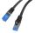 Lanberg PCF6A-10CC Netzwerkkabel Schwarz 3 m Cat6a S/FTP (S-STP)