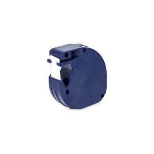 MediaRange Kunststoff-Schriftbandkassette, für/ersetzt Dymo 91221/S0721660, permanent haftend, 12mm, 4m, laminiert, schwarz auf weiß