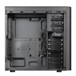 Chieftec CW-01B-OP Computer-Gehäuse Tower Schwarz