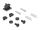DeLOCK Easy 45 Modulträger für Tisch- oder Wandmontage - 4 Port (22,5 x 45 mm) oder 2 Port (45 x 45 mm), Metall, schwarz