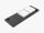 DeLOCK Easy 45 Modulträger für Tisch- oder Wandmontage - 4 Port (22,5 x 45 mm) oder 2 Port (45 x 45 mm), Metall, schwarz