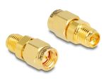 DELOCK Adapter RP-SMA Buchse zu SMA Stecker