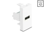 DELOCK Easy 45 Modul USB 2.0 Typ-A Buchse zu Terminalblock