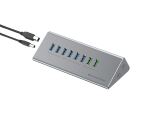 Conceptronic HUBBIES18G 10-fach Kombi-USB 3.0-Hub und Ladegerät mit 60W, 2-in-1 USB-C USB-A Kabel, USB 3.2 Gen 1